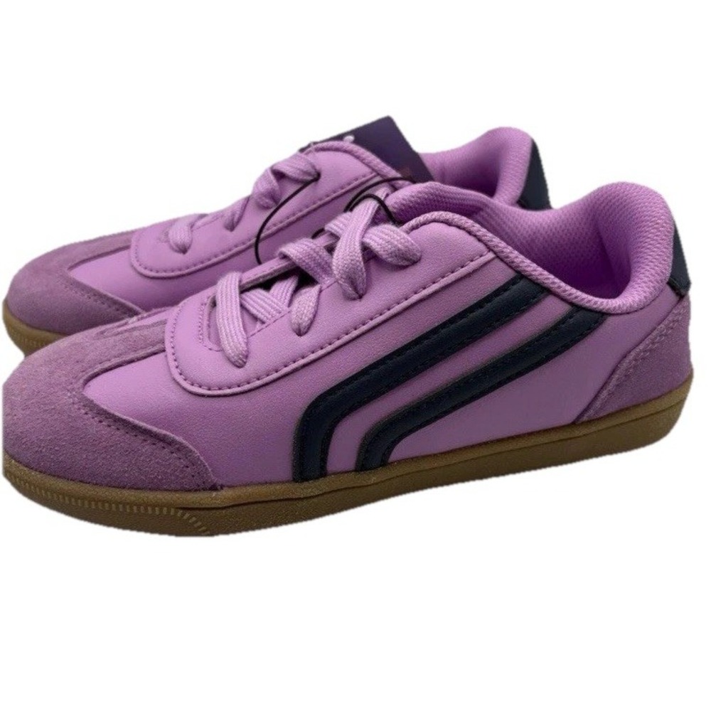 Kids Boston Retro Court Sneakers Cat & Jack Size 6 Purple Black Girls NWT